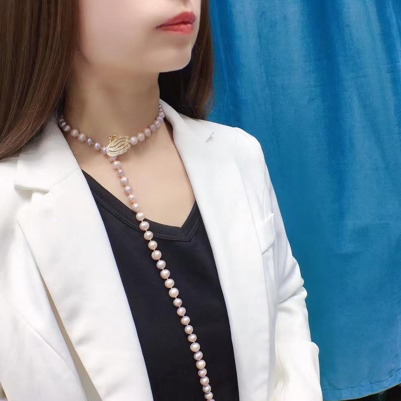 Number AA sweater pearl necklace Daily（according to your budget ）