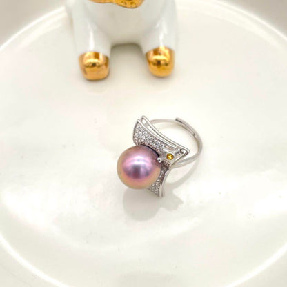 Number F freshwatepearls design S925