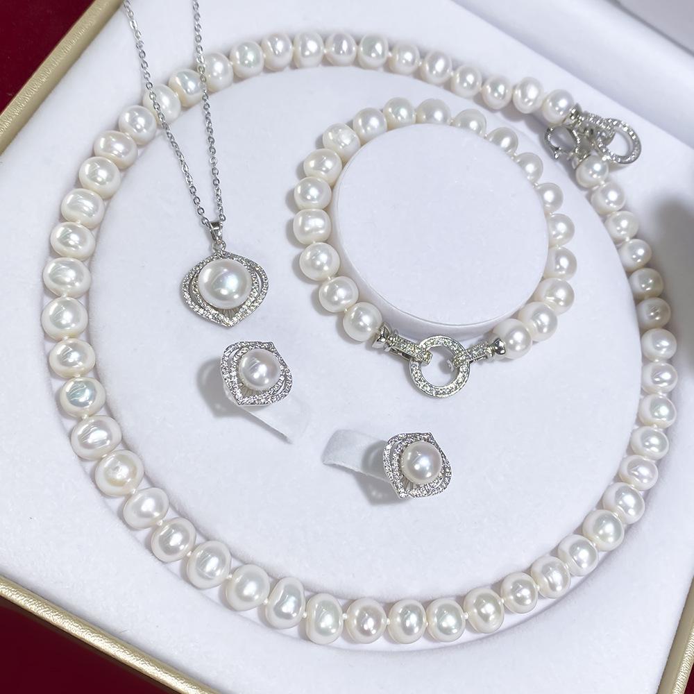Pearl set Engagement Daily Wedding Auspicious