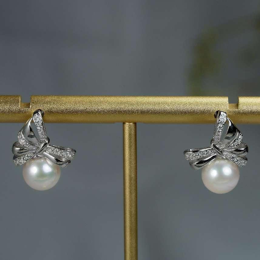 9Number CG Seawater pearl necklace bracelet earrings daily