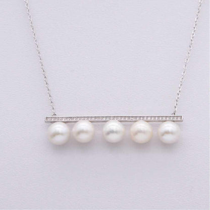 Number F freshwatepearls design S925