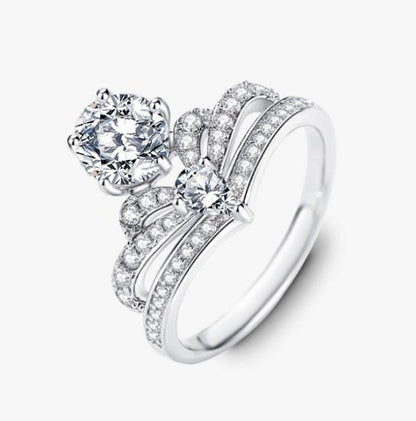 [Timeless]Number BG Moissanite Rings For Women Engagement Rings(01-72)