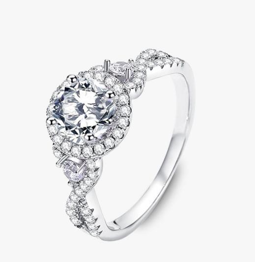 [Timeless]Number BG Moissanite Rings For Women Engagement Rings(01-72)