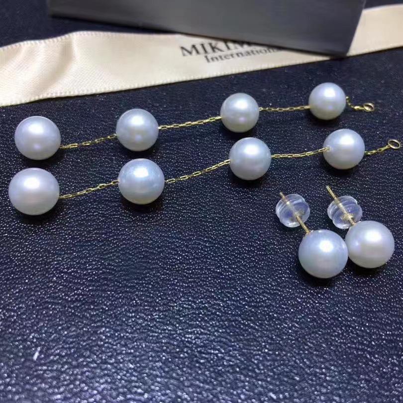 Number AT freshwater earrings Anniversary Birthday Daily(107-156)