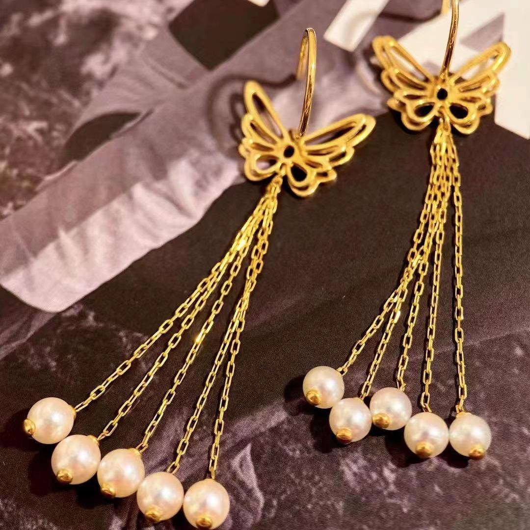 Number AU seawater earrings Weeding Daily Anniversary (157-216)