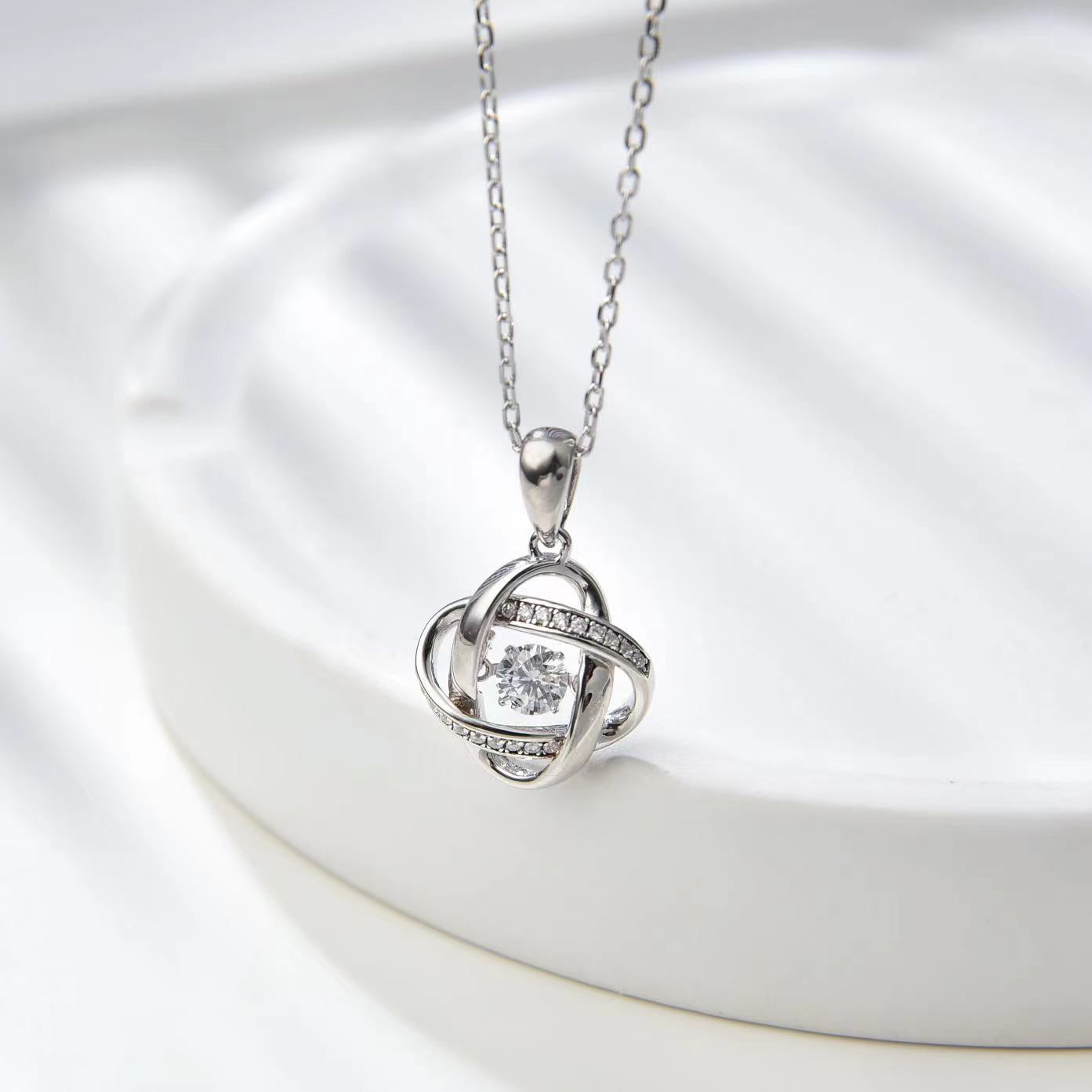 Number CF S925 Moissanite Necklace Earrings Engagement Wedding（43--80）