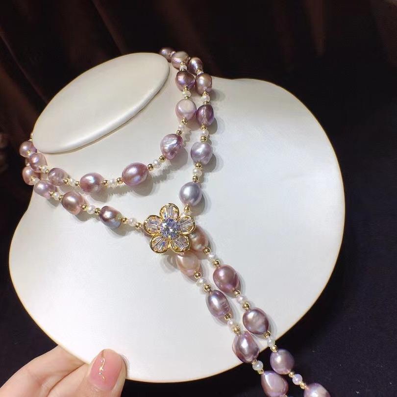 Number AA sweater pearl necklace Daily（according to your budget ）