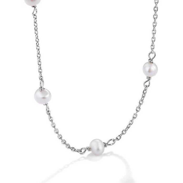 Number BS s925 pearl earring necklace Fashion Daily Birthday