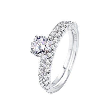 [Timeless]Number BG Moissanite Rings For Women Engagement Rings(01-72)