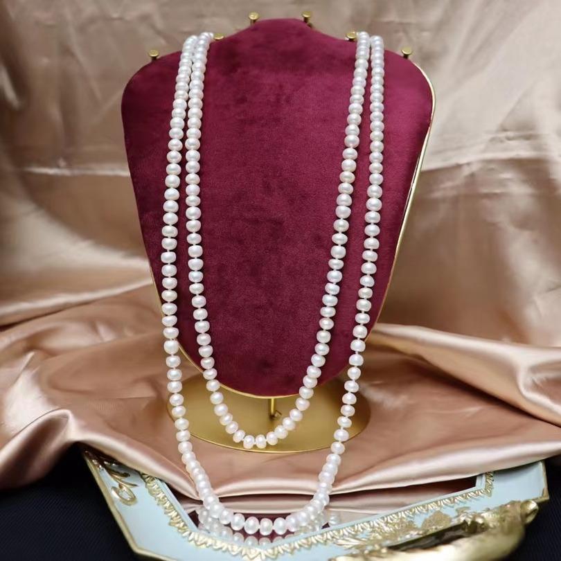 Number AA sweater pearl necklace Daily（according to your budget ）