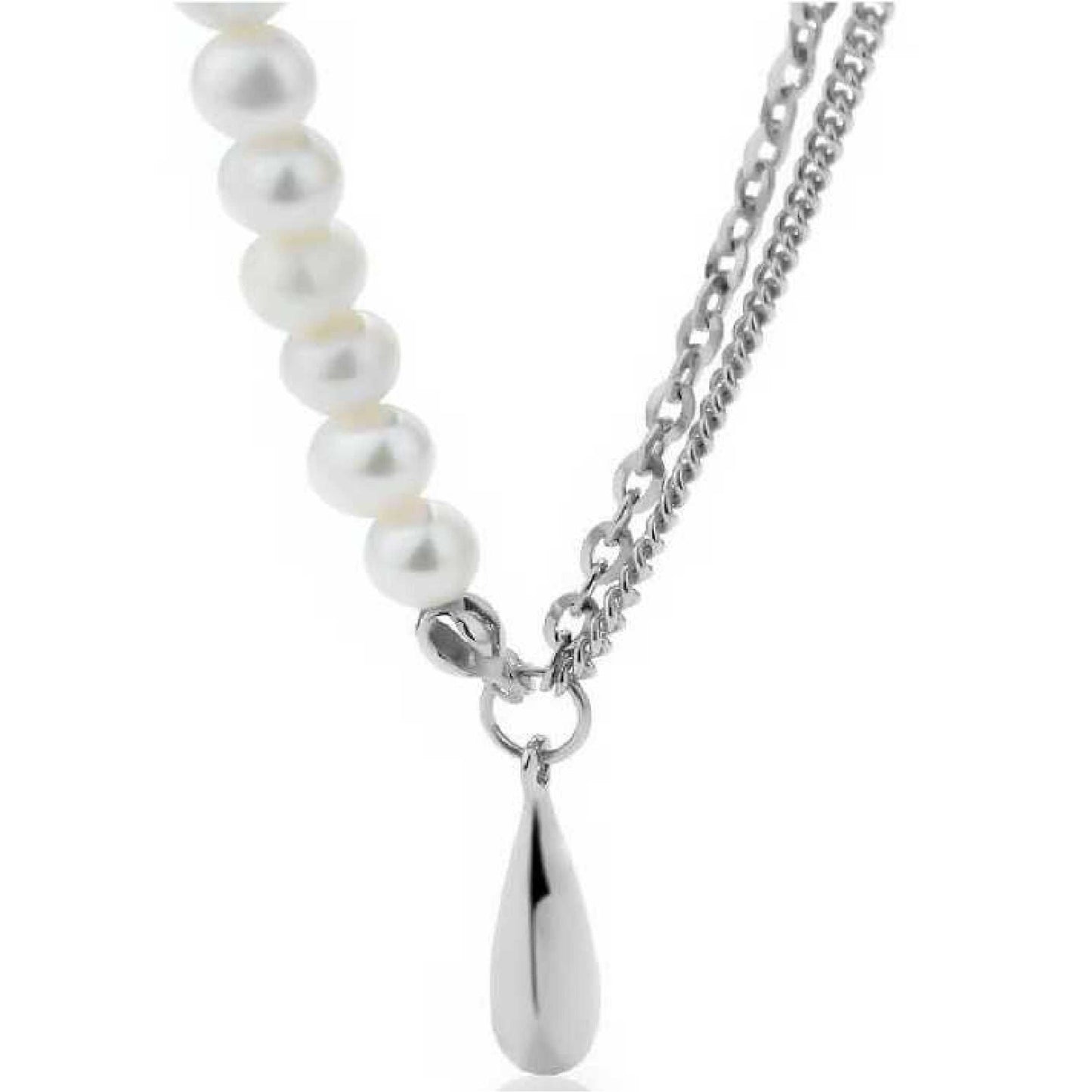 Number BS s925 pearl earring necklace Fashion Daily Birthday