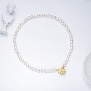 Number F freshwatepearls design S925