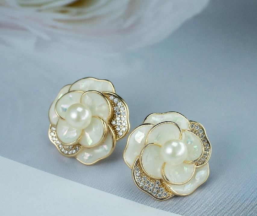 9Number CG Seawater pearl necklace bracelet earrings daily
