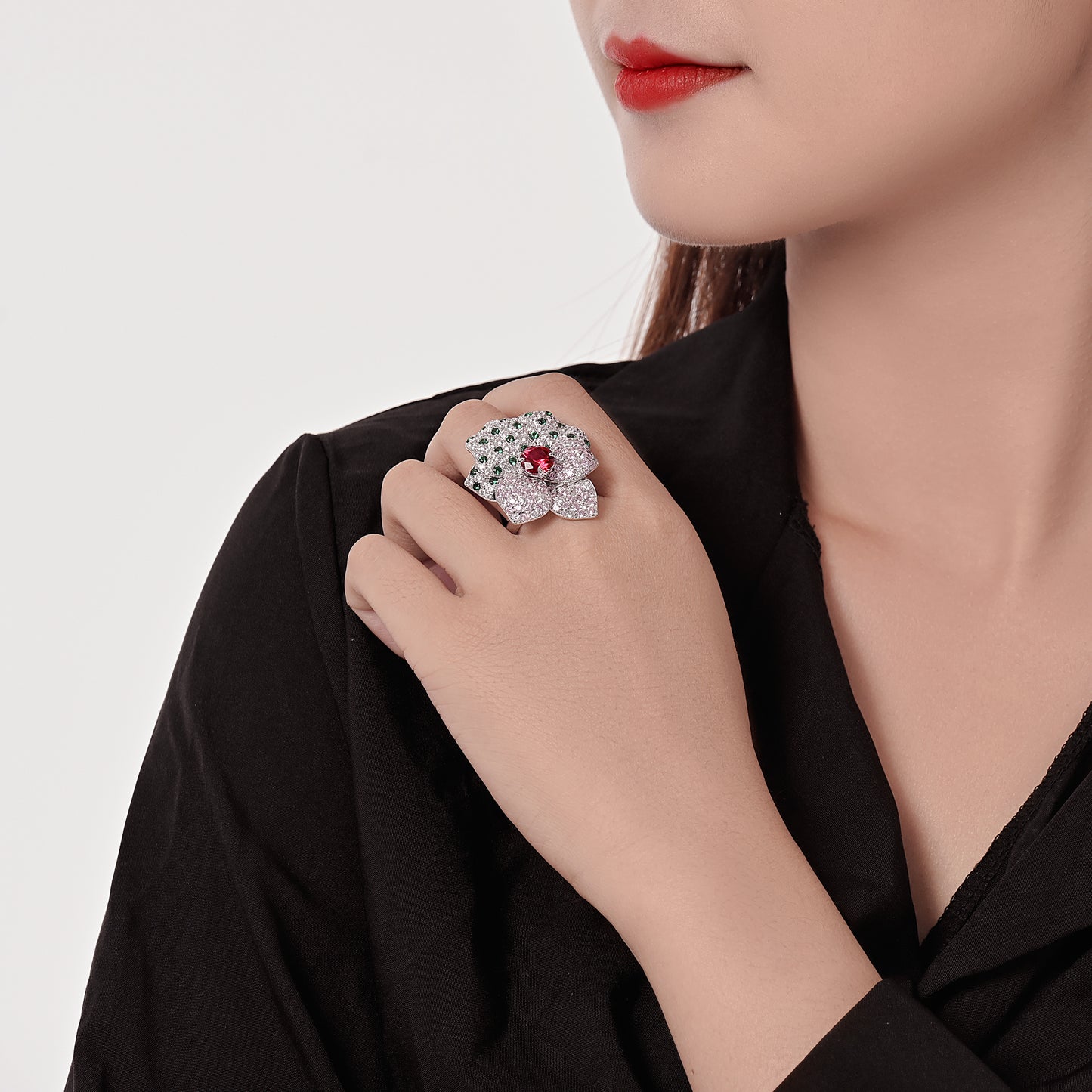 [Timeless]Number CJ 925 Sliver Cultivation Gemstone Daily Engagement Wedding