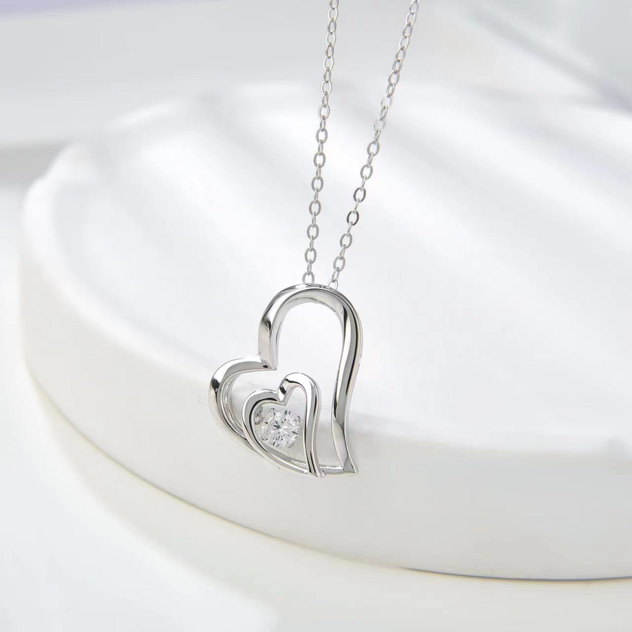 Number CF S925 Moissanite Necklace Earrings Engagement Wedding（43--80）