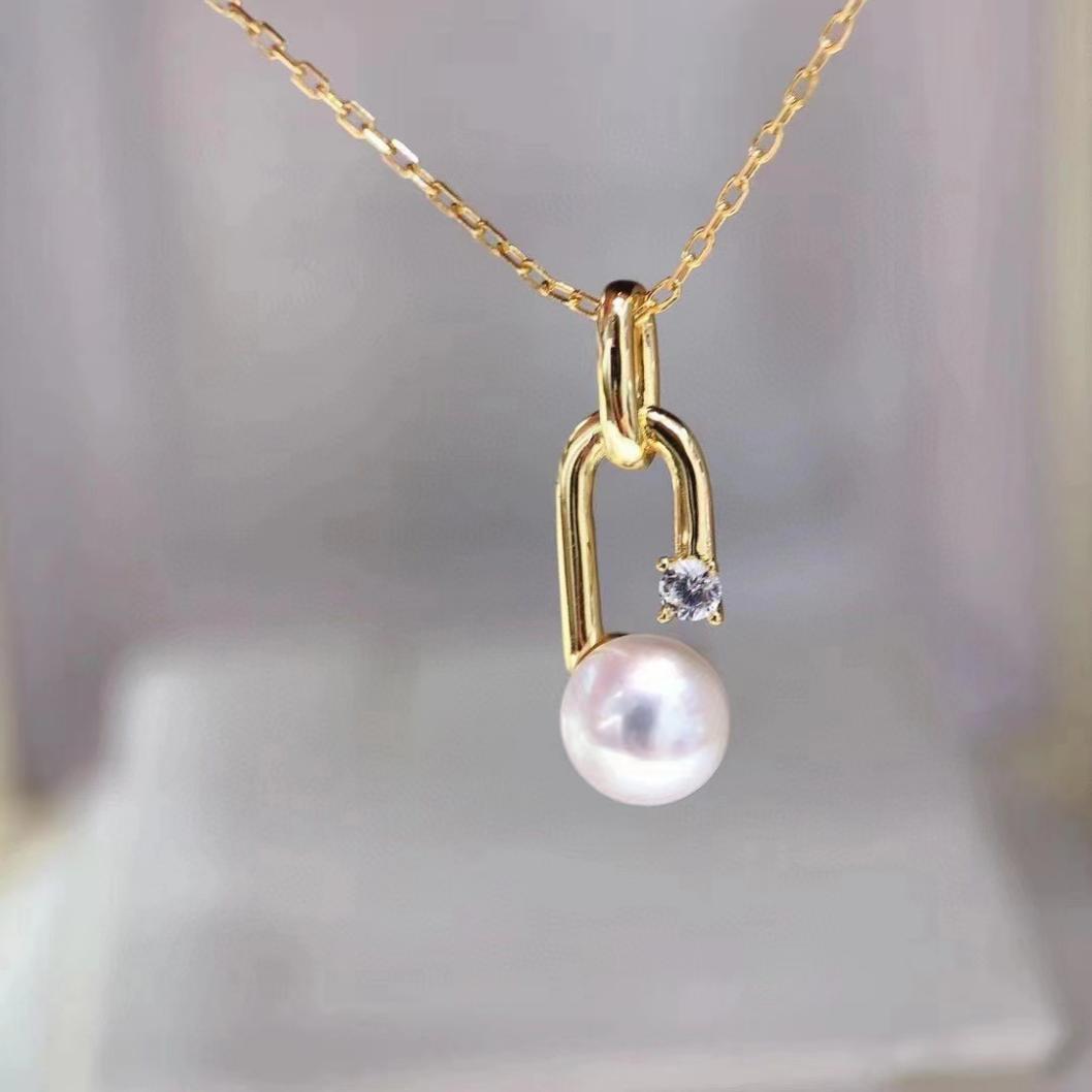 Number AY Pearl necklace Daily anniversary festival（314-374）