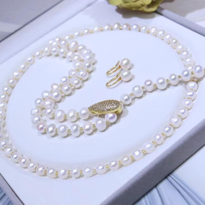 Number AA sweater pearl necklace Daily（according to your budget ）