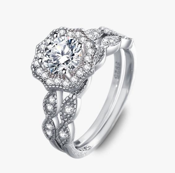 [Timeless]Number BG Moissanite Rings For Women Engagement Rings(01-72)