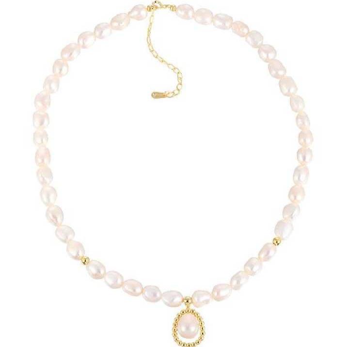 Number BS s925 pearl earring necklace Fashion Daily Birthday