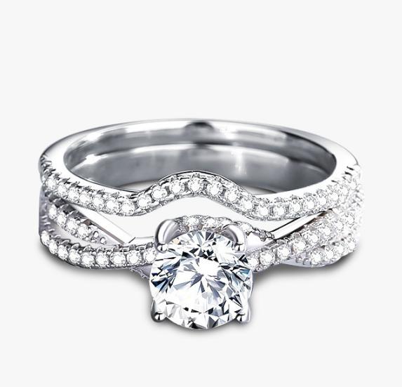 [Timeless]Number BG Moissanite Rings For Women Engagement Rings(01-72)