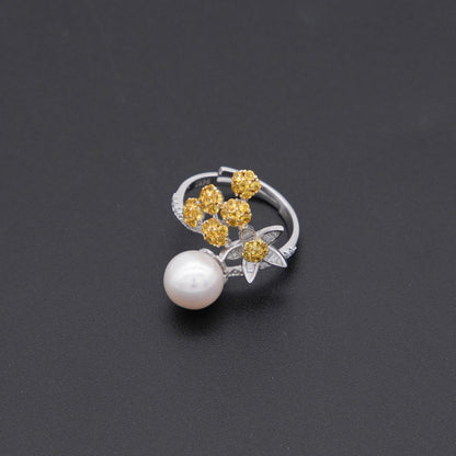 Number F freshwatepearls design S925