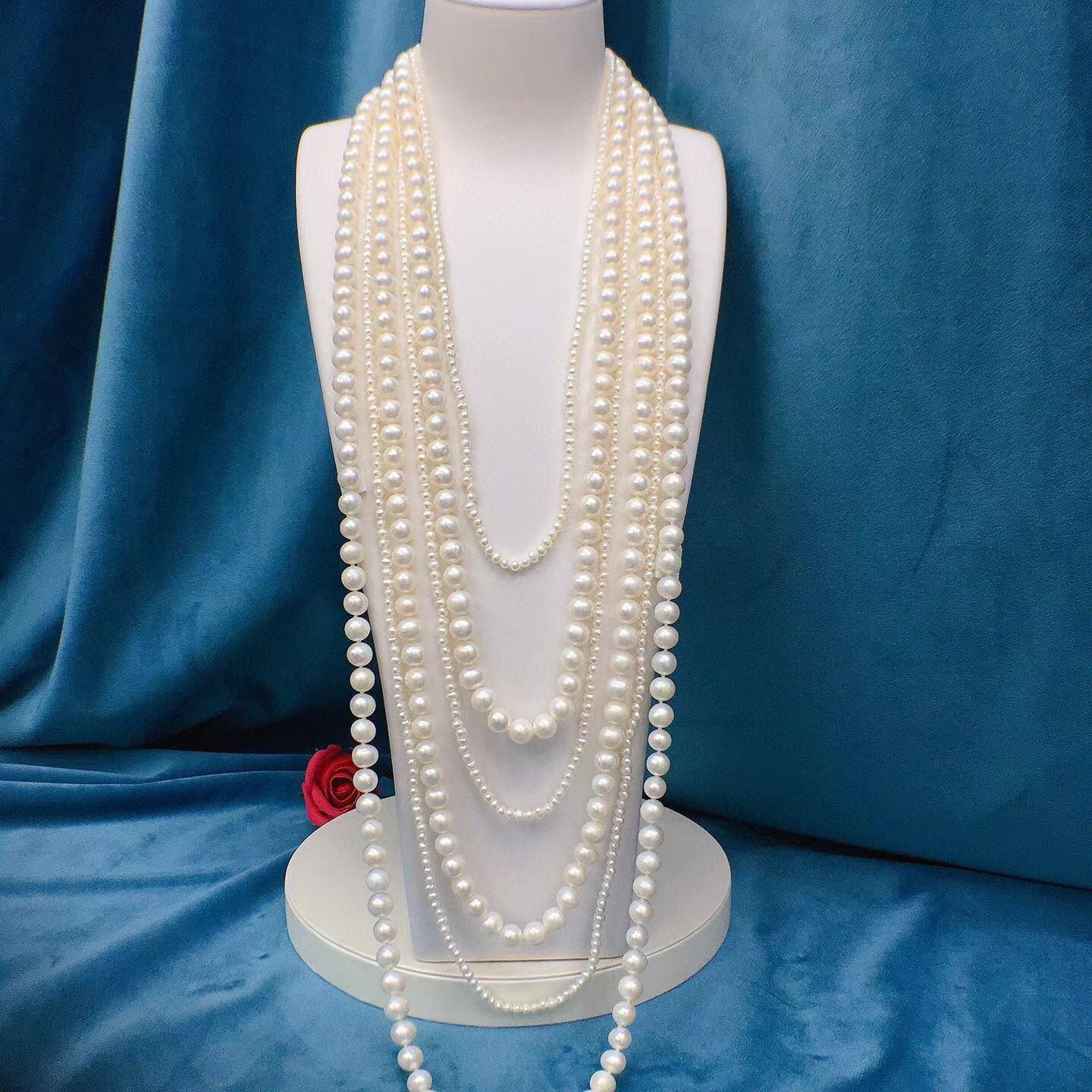 Number AA sweater pearl necklace Daily（according to your budget ）