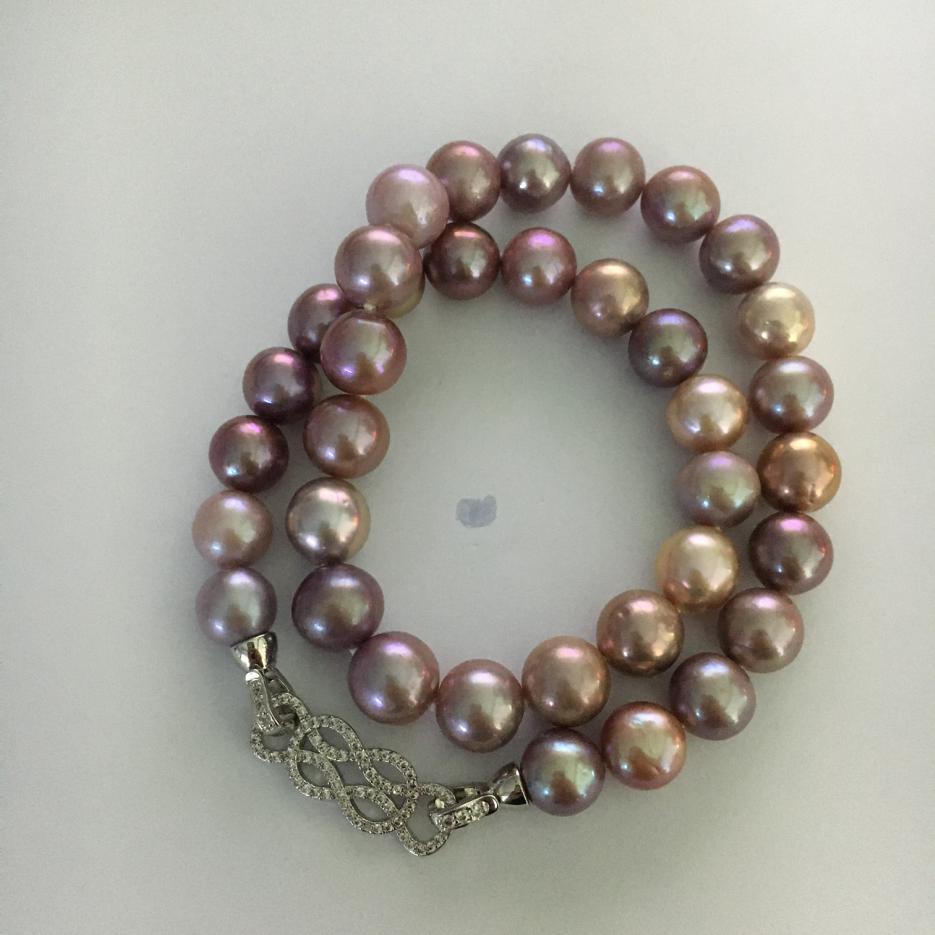 Number BW pearl bracelet earring necklace daily fashion accessory