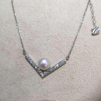 Number AY Pearl necklace Daily anniversary festival（314-374）