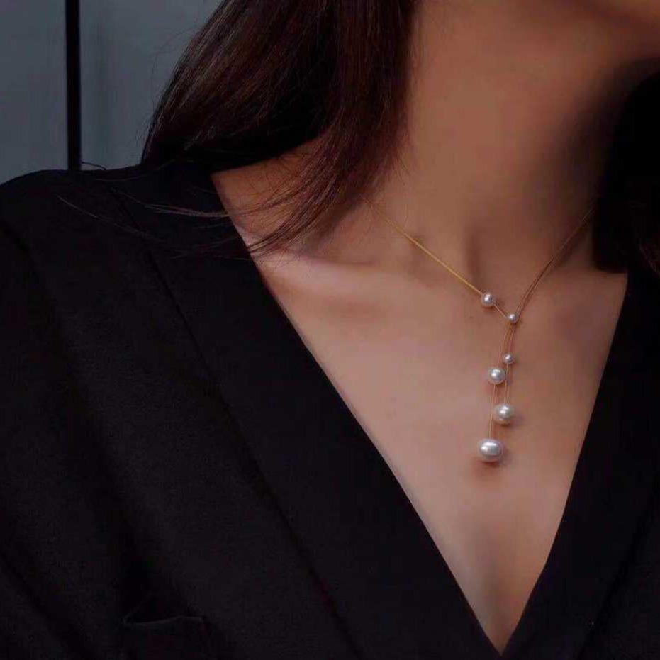 Number AY Pearl necklace Daily anniversary festival（314-374）
