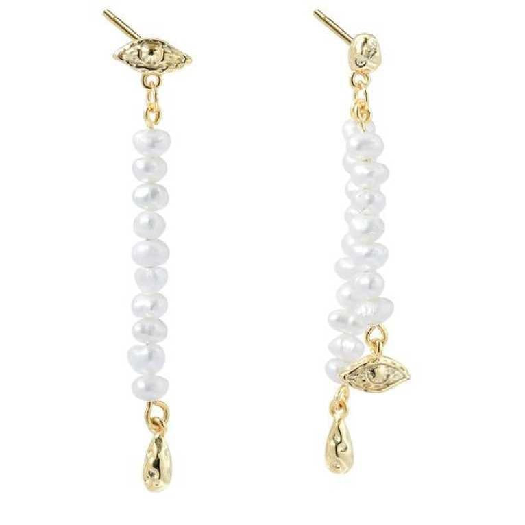 Number BS s925 pearl earring necklace Fashion Daily Birthday