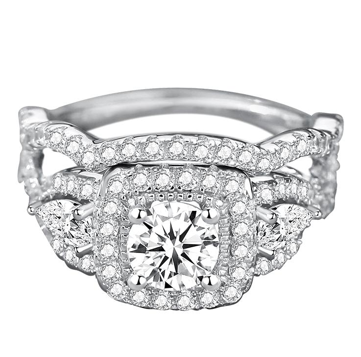 [Timeless]Number BG Moissanite Rings For Women Engagement Rings(01-72)