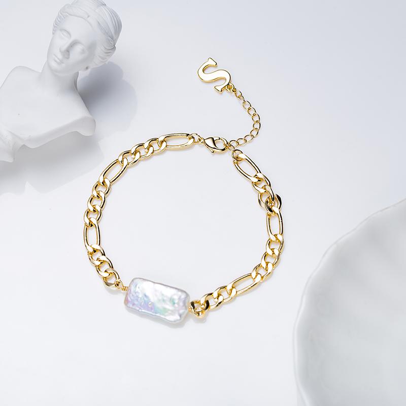 Number BW pearl bracelet earring necklace daily fashion accessory
