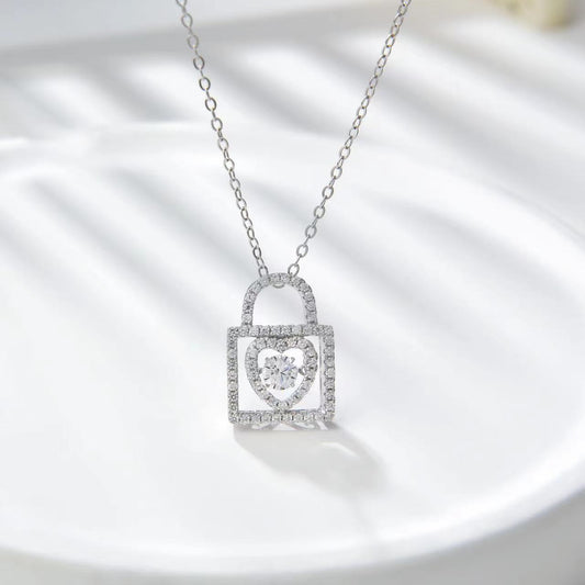 Number CF S925 Moissanite Necklace Earrings Engagement Wedding（43--80）