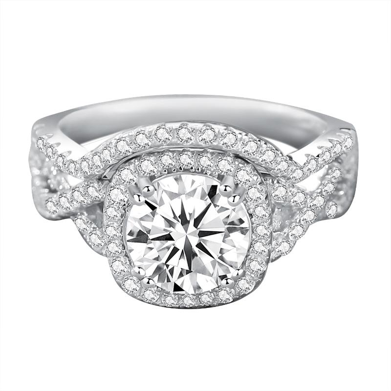 [Timeless]Number BG Moissanite Rings For Women Engagement Rings(01-72)