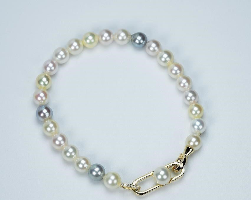 9Number CG Seawater pearl necklace bracelet earrings daily