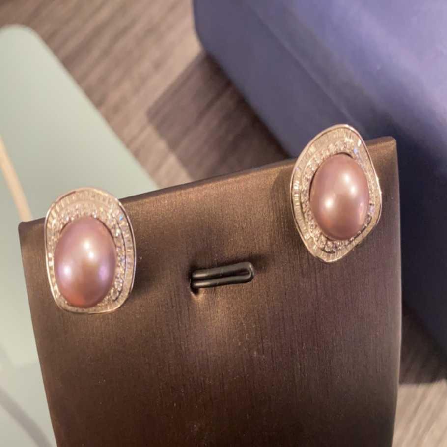 Number F freshwatepearls design S925
