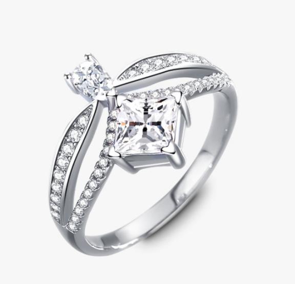 [Timeless]Number BG Moissanite Rings For Women Engagement Rings(01-72)