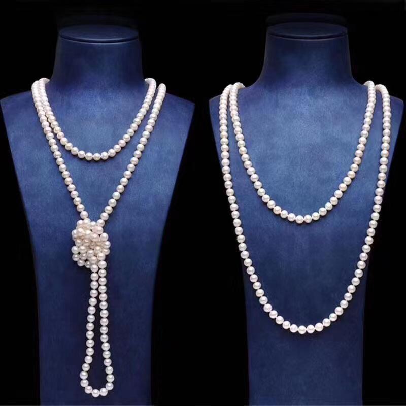 Number AA sweater pearl necklace Daily（according to your budget ）