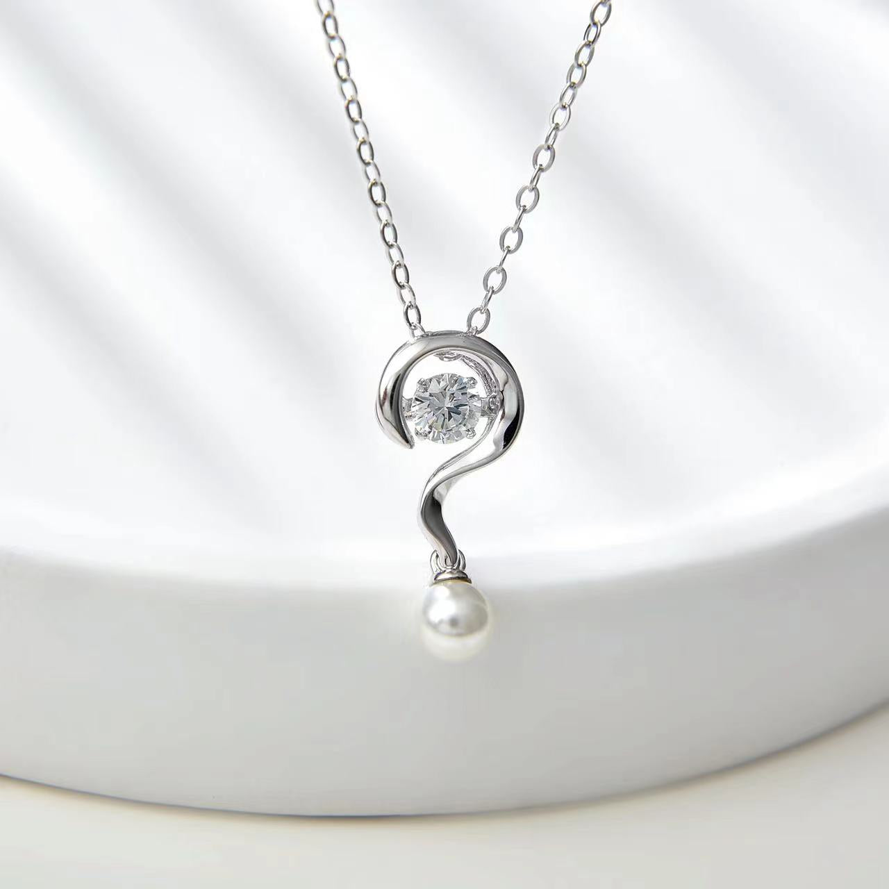 Number CF S925 Moissanite Necklace Earrings Engagement Wedding（43--80）