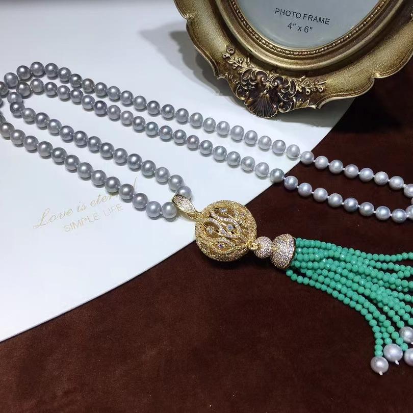 Number AA sweater pearl necklace Daily（according to your budget ）
