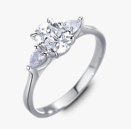 [Timeless]Number BG Moissanite Rings For Women Engagement Rings(01-72)