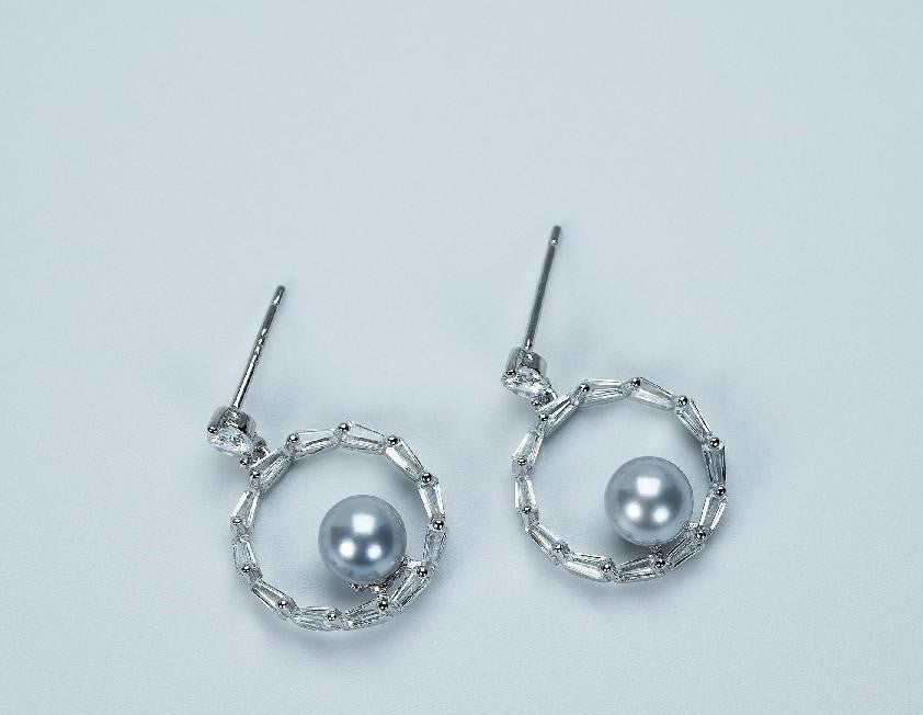 9Number CG Seawater pearl necklace bracelet earrings daily