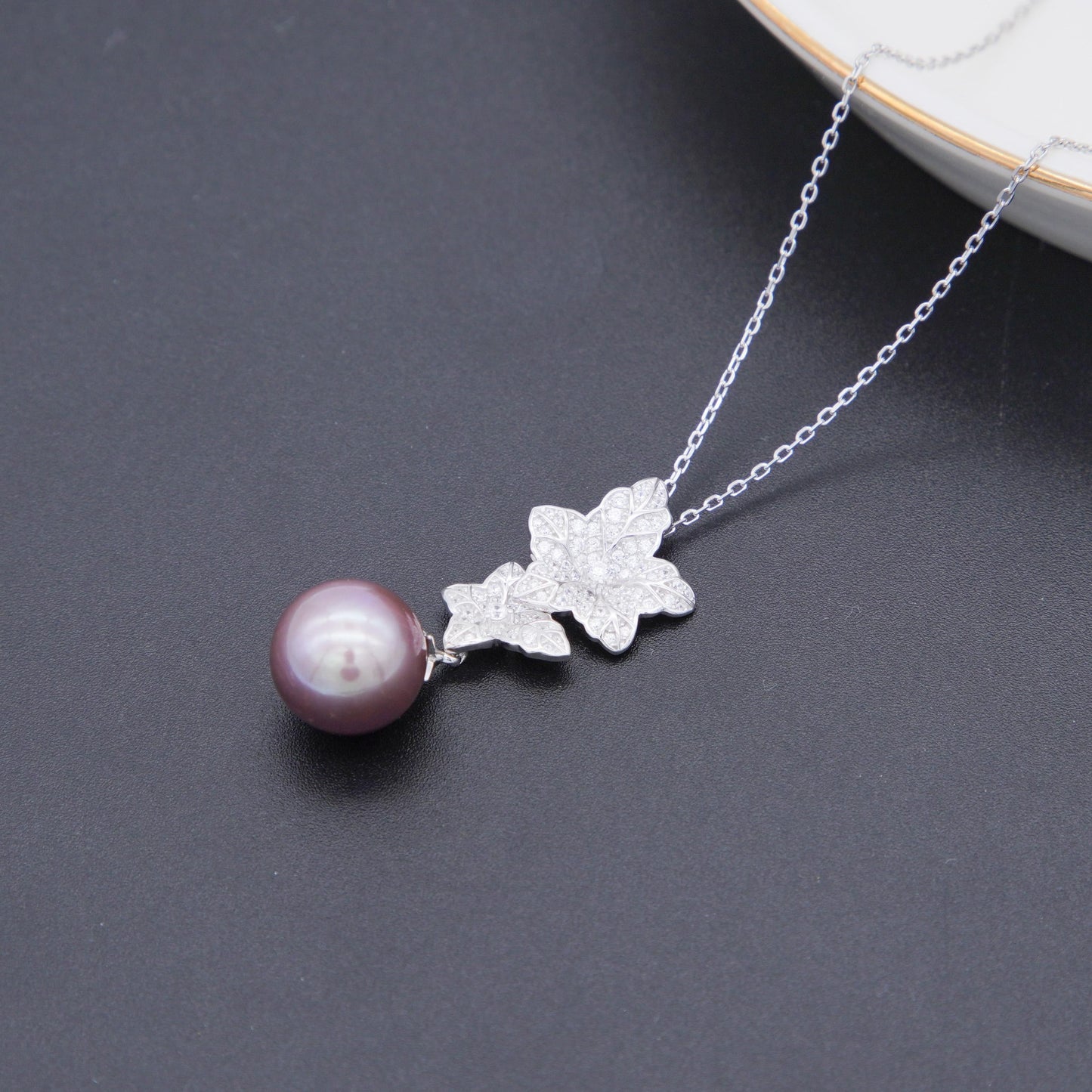 Number F freshwatepearls design S925