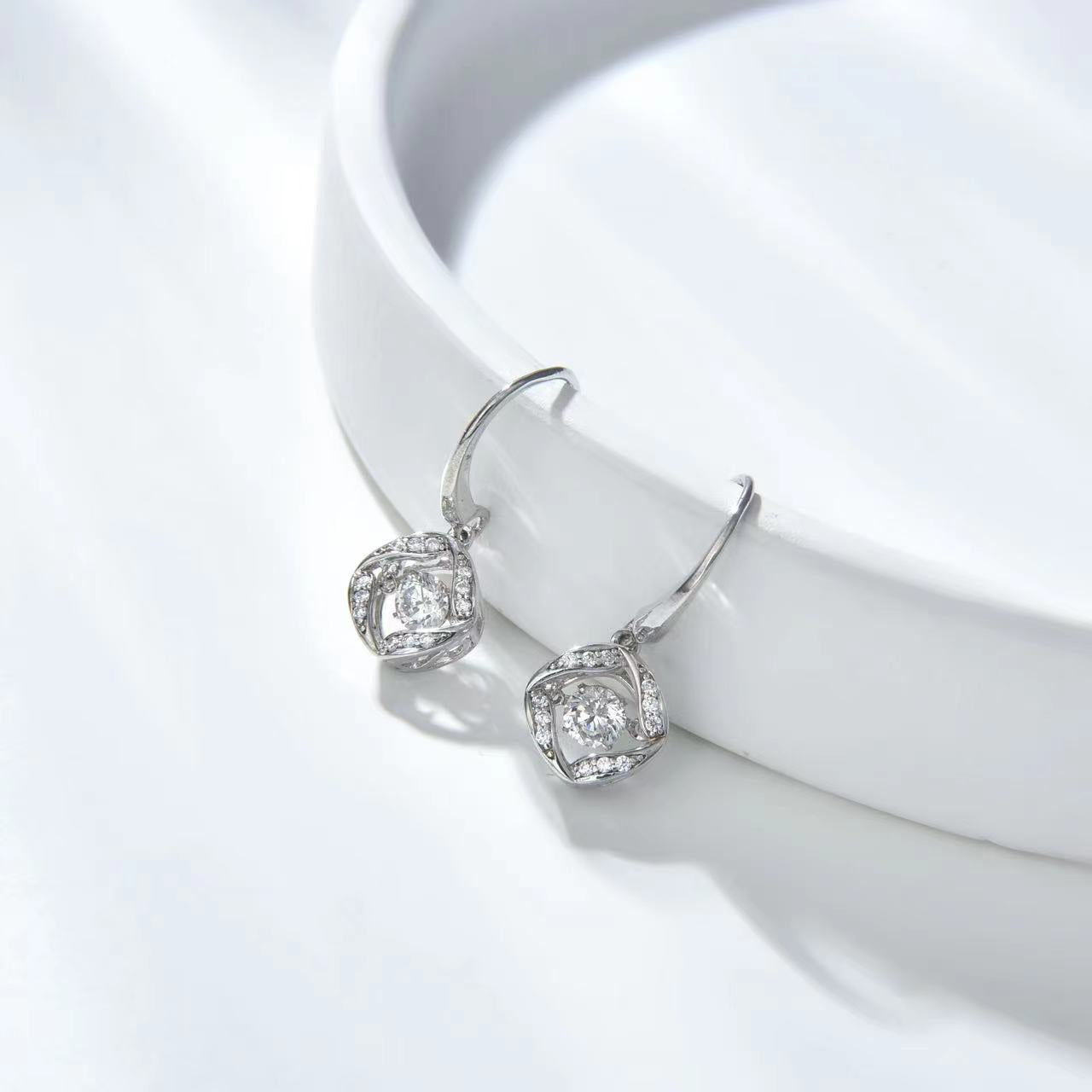 Number CF S925 Moissanite Necklace Earrings Engagement Wedding（43--80）