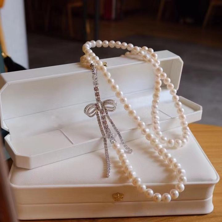 Number AA sweater pearl necklace Daily（according to your budget ）