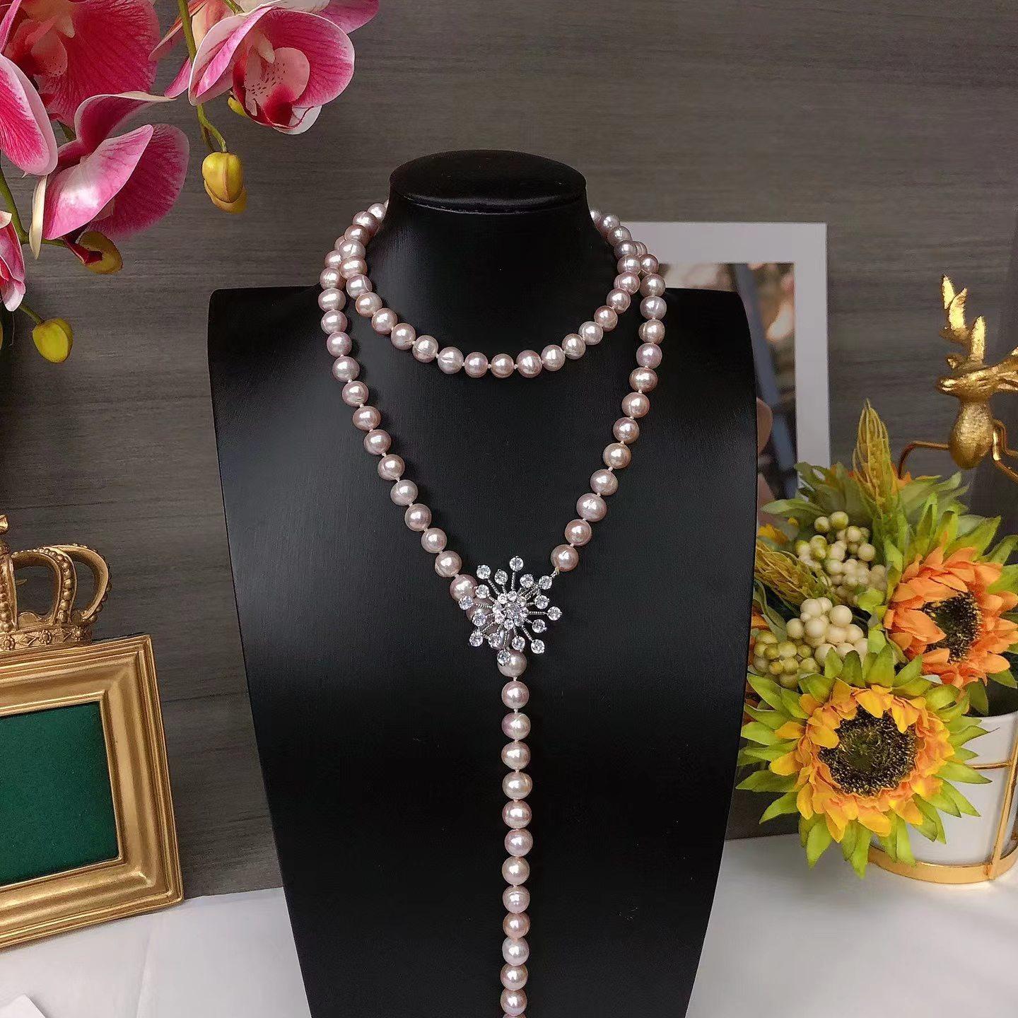 Number AA sweater pearl necklace Daily（according to your budget ）