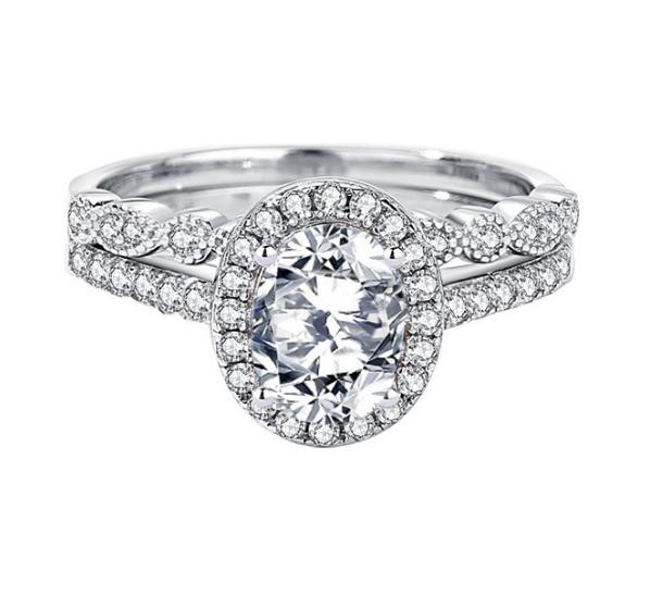 [Timeless]Number BG Moissanite Rings For Women Engagement Rings(01-72)