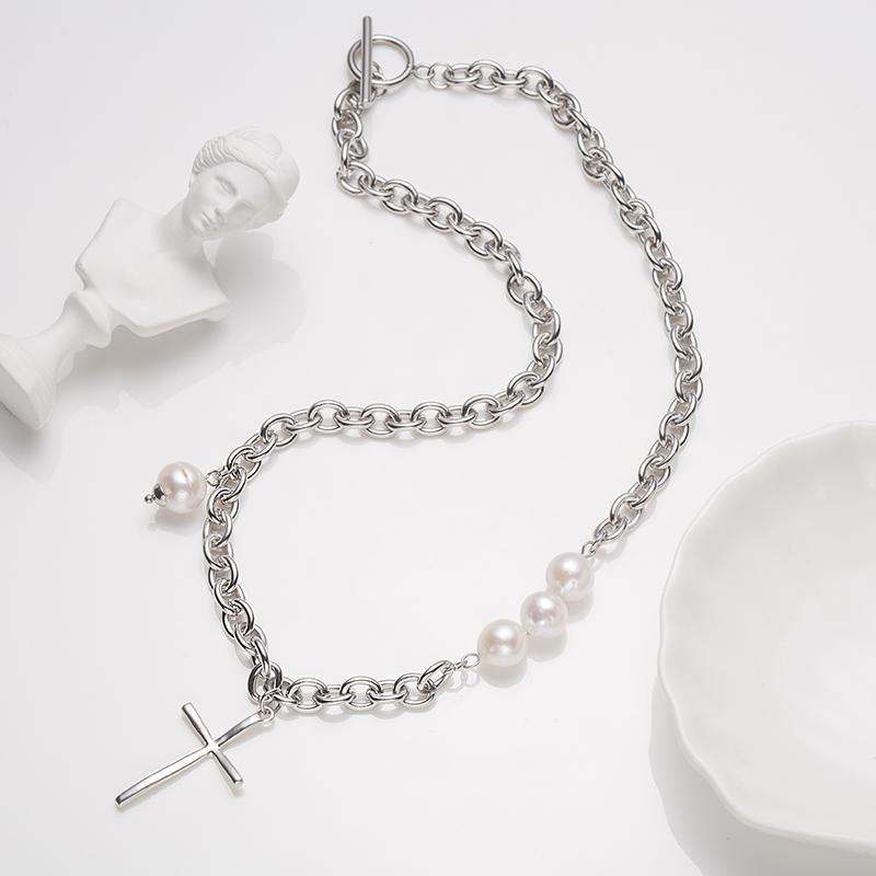 Number BW pearl bracelet earring necklace daily fashion accessory