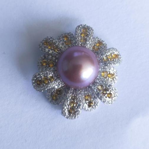 Number F freshwatepearls design S925