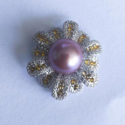 Number F freshwatepearls design S925